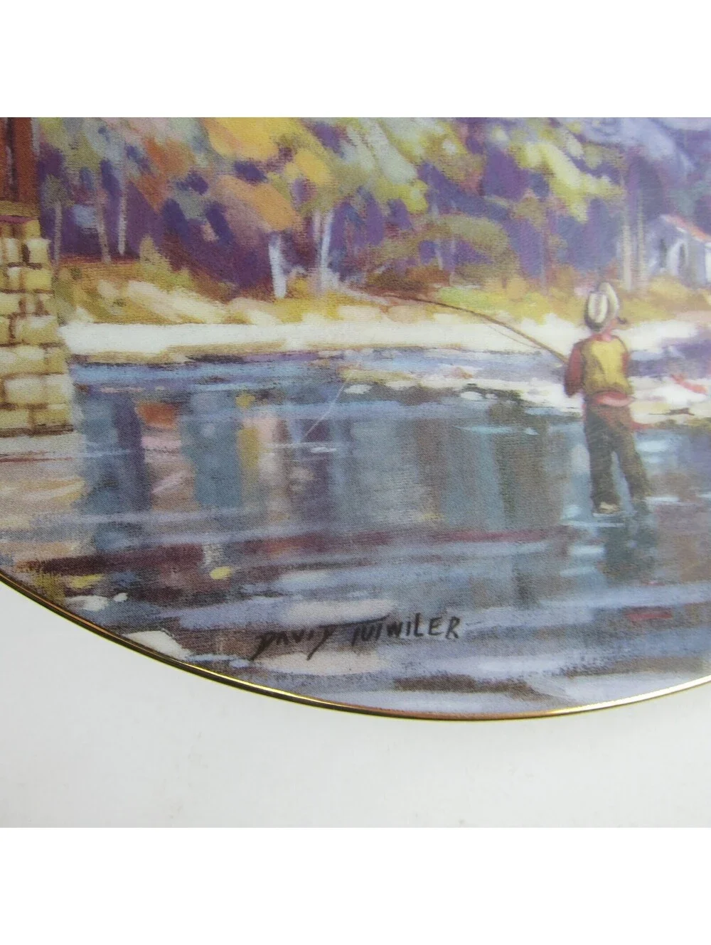 Collectible Plate Train Locomotive Royal York David Tutwiler 8.25